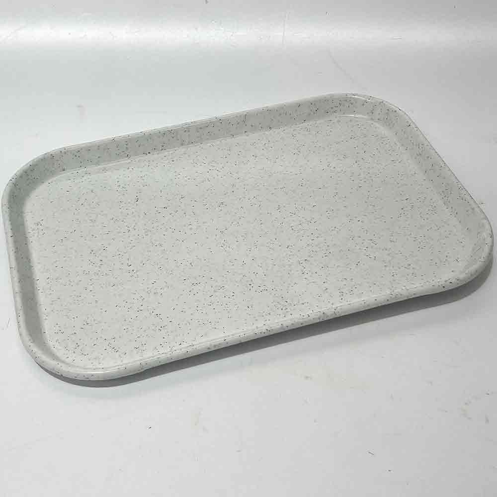 TRAY, Grey Speckled Cafeteria Style